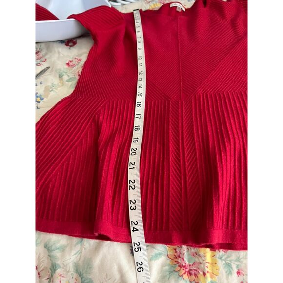 Vila Milano Red Sweater Womens Med Long Sleeve - Picture 5 of 9